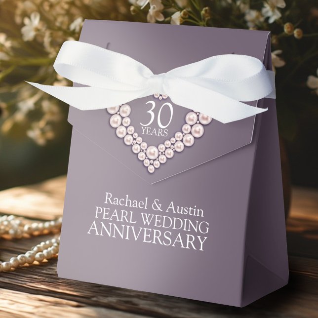 Pearl Hochzeit Herz 30 Jahre danke Ihnen für Box Geschenkschachtel (Von Creator hochgeladen)