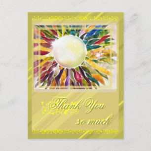 Pearl Jewelry Blätter Hervorragend Dankeschön Card Postkarte