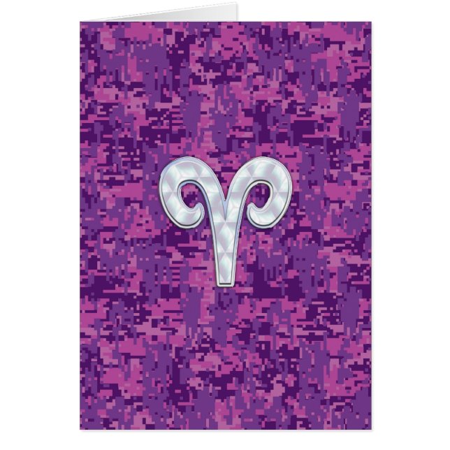 Pearl Like Aries Zodiac Sign auf der digitalen Cam (Vorne)