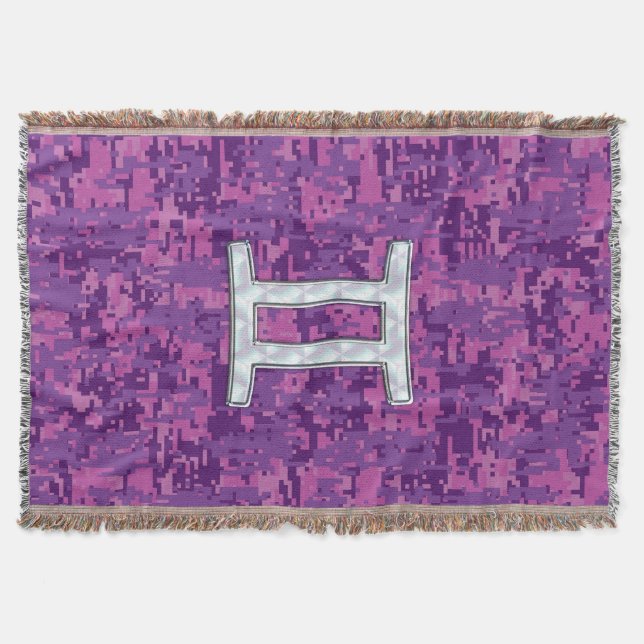 Pearl Like Gemini Zodiac Sign auf der digitalen Ca Decke (Vorderseite)