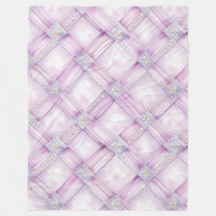 Pearl Lila Pink Fleecedecke