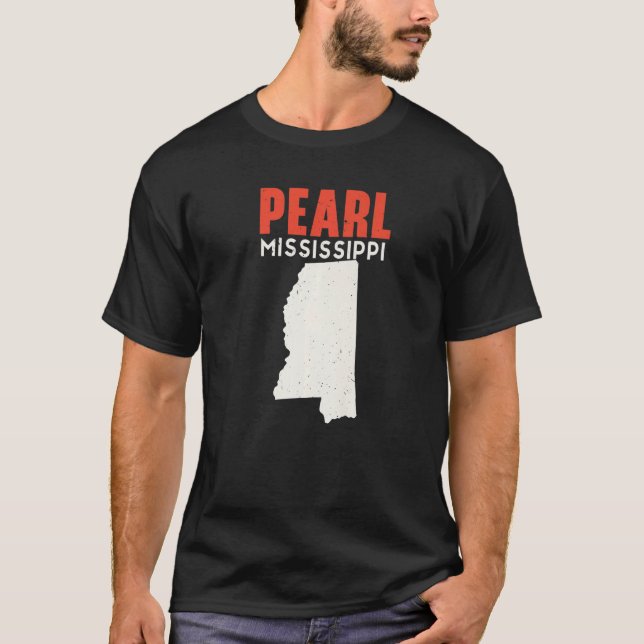 Pearl Mississippi USA Staat America Travel Mississ T-Shirt (Vorderseite)