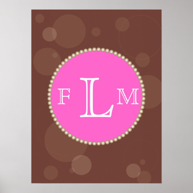 Pearl Monogram Poster (Vorne)