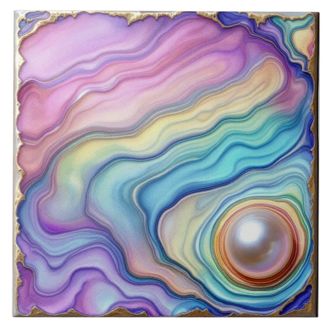 Pearl Mosaic Delight Keramik Tile Fliese (Vorderseite)