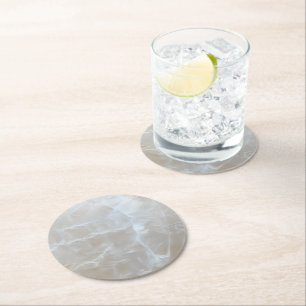 Pearl Nacre Pattern Runder Pappuntersetzer