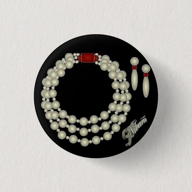 Pearl Necklace Set Button (Vorderseite)