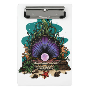 Pearl Of The Sea Mini Klemmbrett