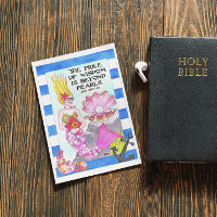 Pearl of Wisdom Inspiration Postcard