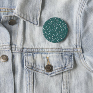 Pearl Pattern on Transformative Teal Background Button