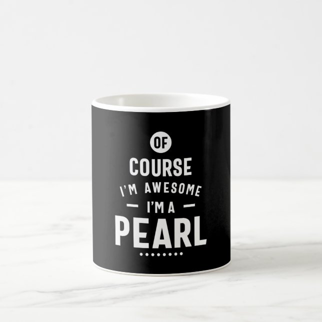 Pearl Personalisiert Name Geburtstag Kaffeetasse (Mittel)