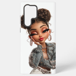 Pearl Pout Glam Girl Samsung Galaxy Hülle