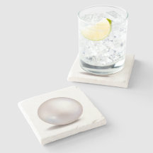 Pearl Printed Decorative Stone Untersetzer