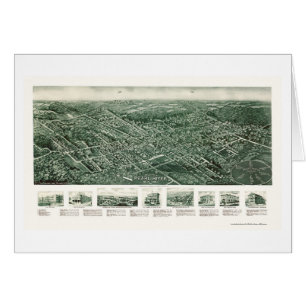 Pearl River, carte panoramique de NY - 1924