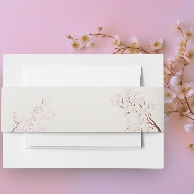 Pearl Romance Wedding Einladungsbanderole (Von Creator hochgeladen)