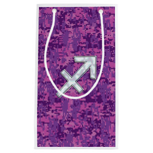 Pearl Sagittarius Zodiac Sign Fuchsia Digitale Cam Kleine Geschenktüte