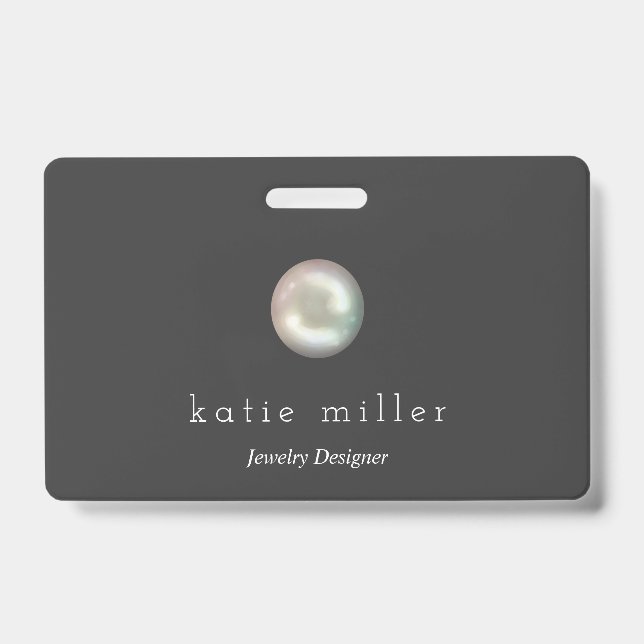 Pearl | Schmuckdesigner | Name Ausweis (Vorderseite)