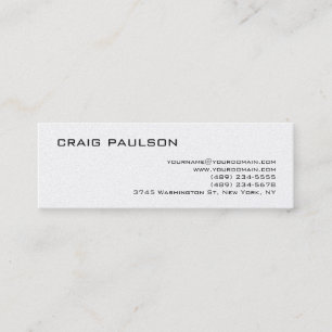 Pearl Simple Carte de visite moderne moderne tenda
