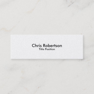 Pearl Slim Moderne tendance Carte de visite de cha