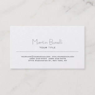 Pearl Stylish Modern Trendy Business Card Visitenkarte