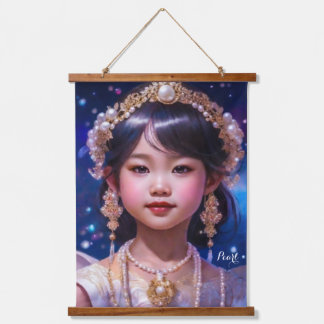 Pearl Tapestry Wandteppich Mit Holzrahmen