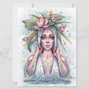 Pearla Imaginaire Carte d'art Nymph Mermaid