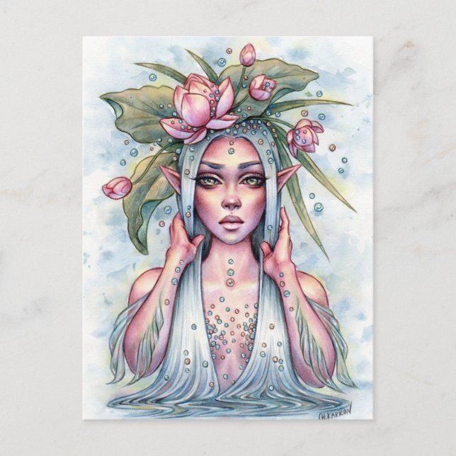 Pearla Water Nymph Postkarte (Vorderseite)