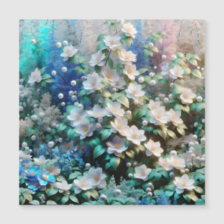 Pearlescent Flora Magnetkarte