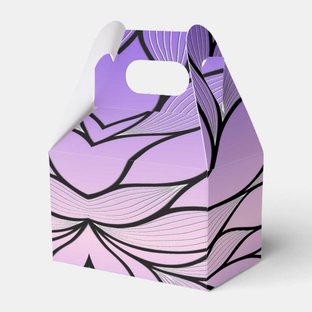 Pearlescent Lila Creative Verlass Pattern Geschenkschachtel (Vorderseite)