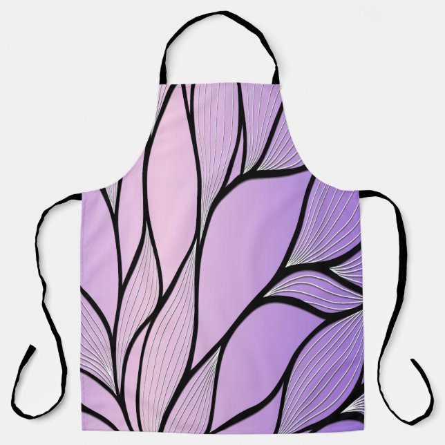 Pearlescent Lila Creative Verlass Pattern Schürze (Vorderseite)