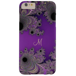 Pearlescent lila Fraktal-Monogramm iPhone Kasten Case-Mate iPhone Hülle