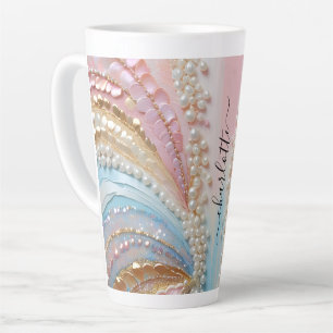 Pearlescent Pearls Muscheln Milchtasse