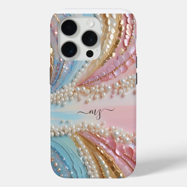 Pearlescent Peint Pearls Coques (Verso)