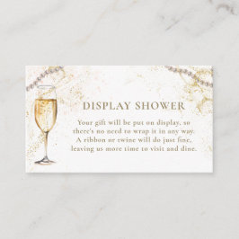Pearls and Prosecco Brautparty Enclosure Card Begleitkarte