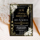 Pearls Floral Art Deco Gatsby Birthday ANY AGE Inv Einladung (Von Creator hochgeladen)
