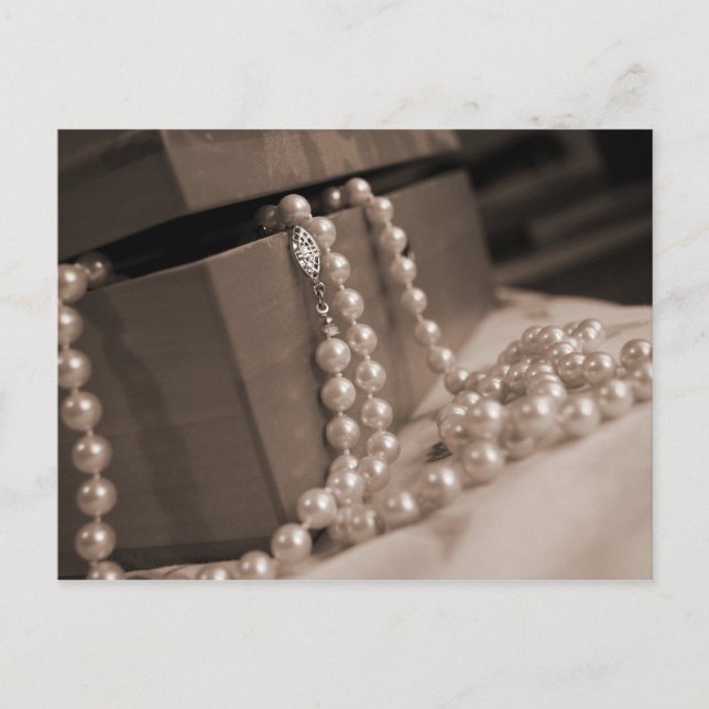 Pearls Post Card Postkarte (Vorderseite)