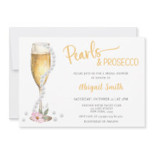 PEARLS & PROSECCO BRIDAL DOUCHE Invitation