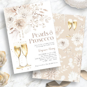Pearls Prosecco Einladung
