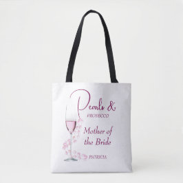 Pearls Prosecco Mutter des Brautparty Tasche