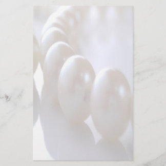 Pearls Wedery Stationery Briefpapier