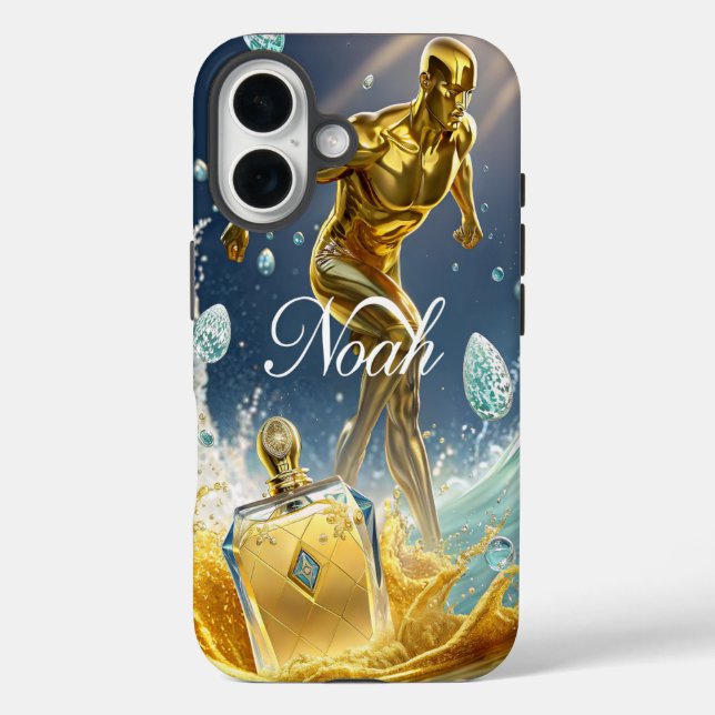 PearlWave iPhone 16 Hülle (Rückseite)