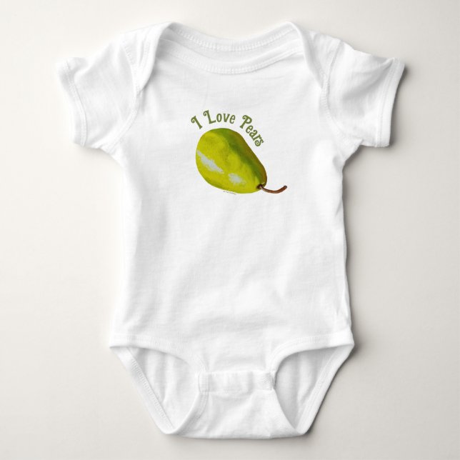 Pears Baby Bodysuit Baby Strampler (Vorderseite)