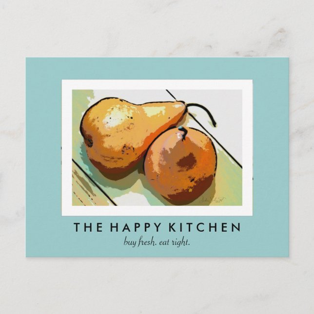 Pears Pair Postkarte (Vorderseite)