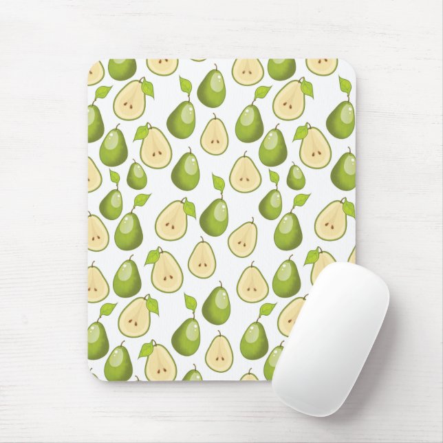 Pears Pattern Mousepad (Mit Mouse)