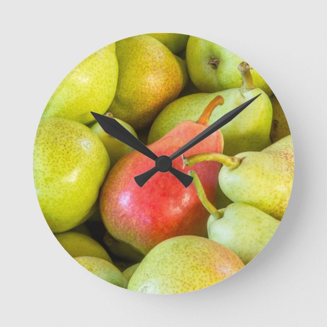 Pears Runde Wanduhr (Vorderseite)