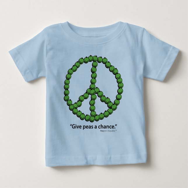 Peas A Chance Baby T-shirt (Vorderseite)