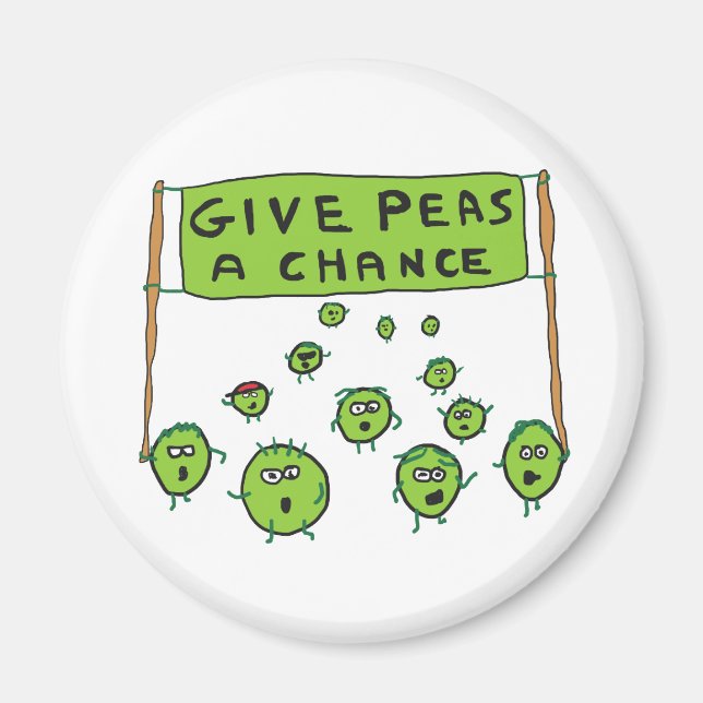 Peas A Chance Magnet (Vorne)
