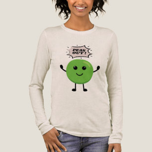 Peas Out Funny Pun T - Shirt - Quirky Food Joke T-