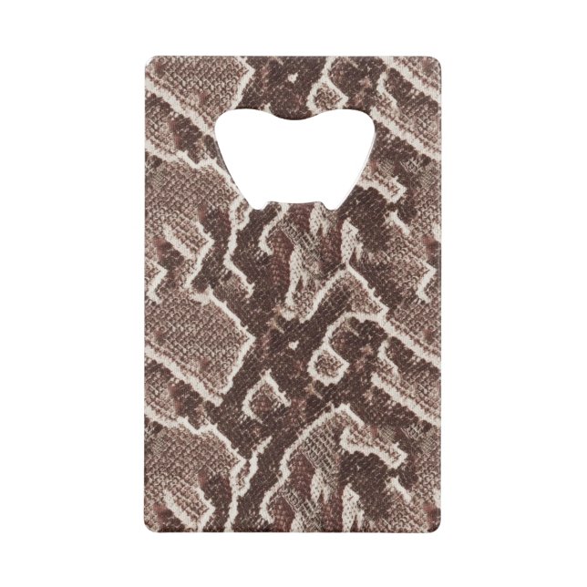 Peau de serpent Brown foncée (Devant)