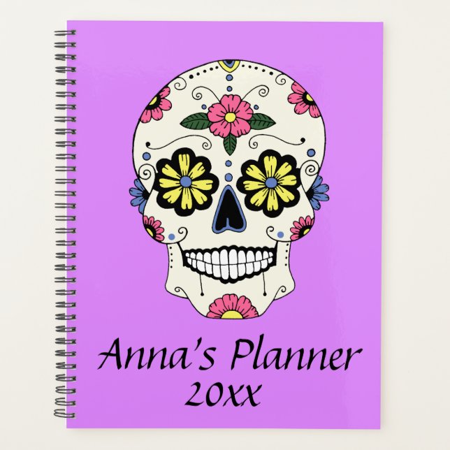 Peau de sucre pourpre Carnet de planificateur pers (Devant)