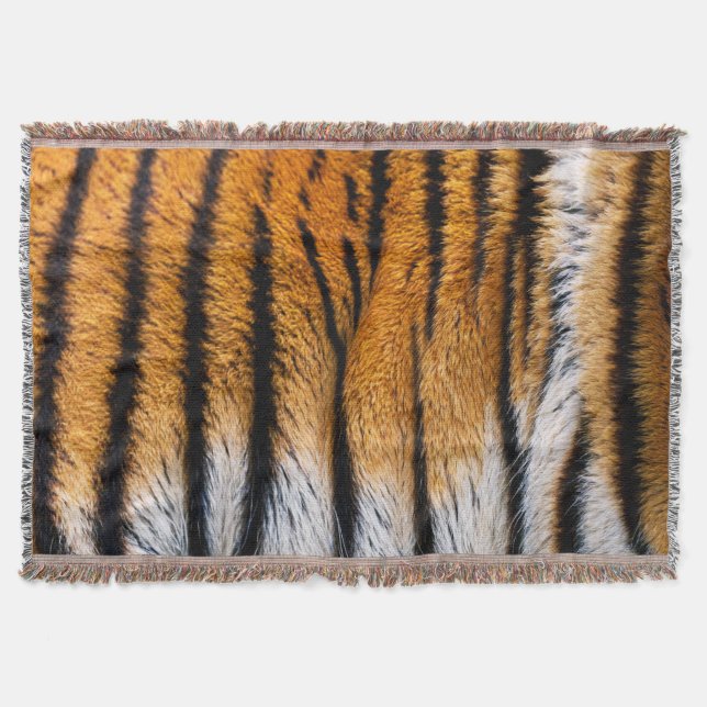 Peau de tigre jetez la couverture (Devant)